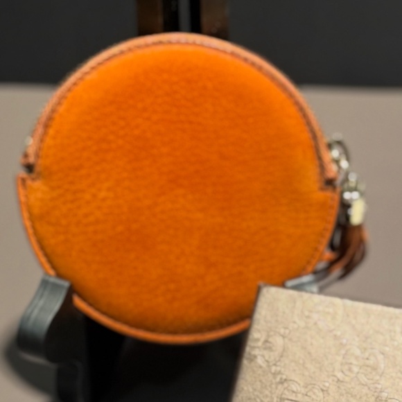 GUCCI Soho Disco Interlocking G Nubuck Zip Around Coin Purse~NWOT Comes w/COA - Picture 5 of 9